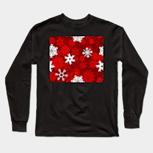 Who Flakes Red Long Sleeve T-Shirt
